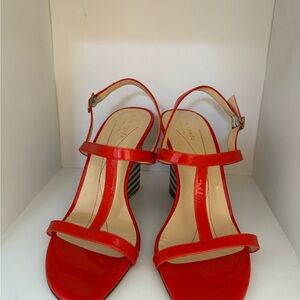 Kate Spade Red Strappy Heels